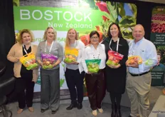 Promoting organic apples from New Zealand the team of Bostock